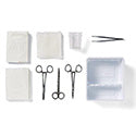 Laceration Tray w/Gauze, Towel, Drapes & Instruments