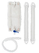 Urinary Leg Bag, Sterile, 30 oz, 5" x 11 1/8"