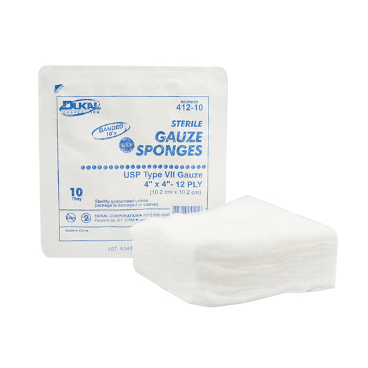 Tray Gauze, Type VII 12-Ply Sterile Gauze, 4” x 4”