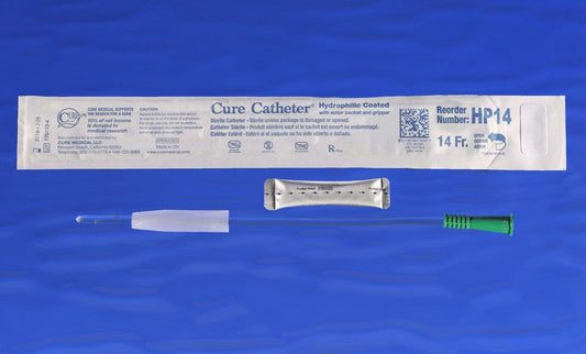 Cure Catheter® Pediatric Hydrophilic, 10", 14fr