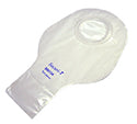 Securi-T® 2-Piece Drainable Pouch with Tail Closure, 1¾" Flange, 6", Transparent