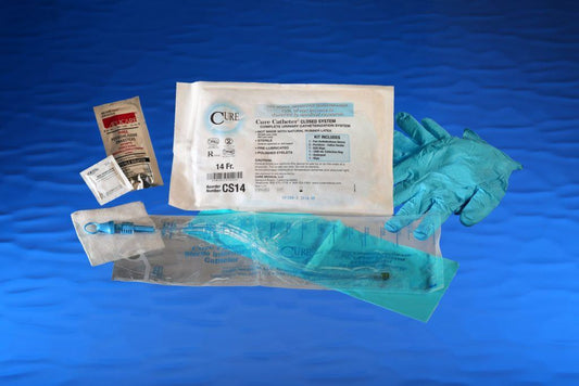 Cure Catheter® Closed System Kit, 14Fr     A4353