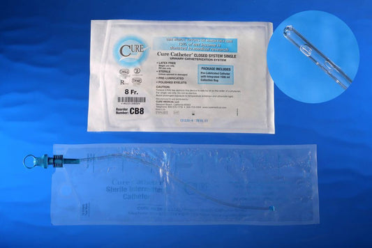 Cure Catheter® Closed System Kit, 8Fr      A4353