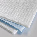 2-Ply Tissue Overall Embossed Towels, White, 13.5" x 18"