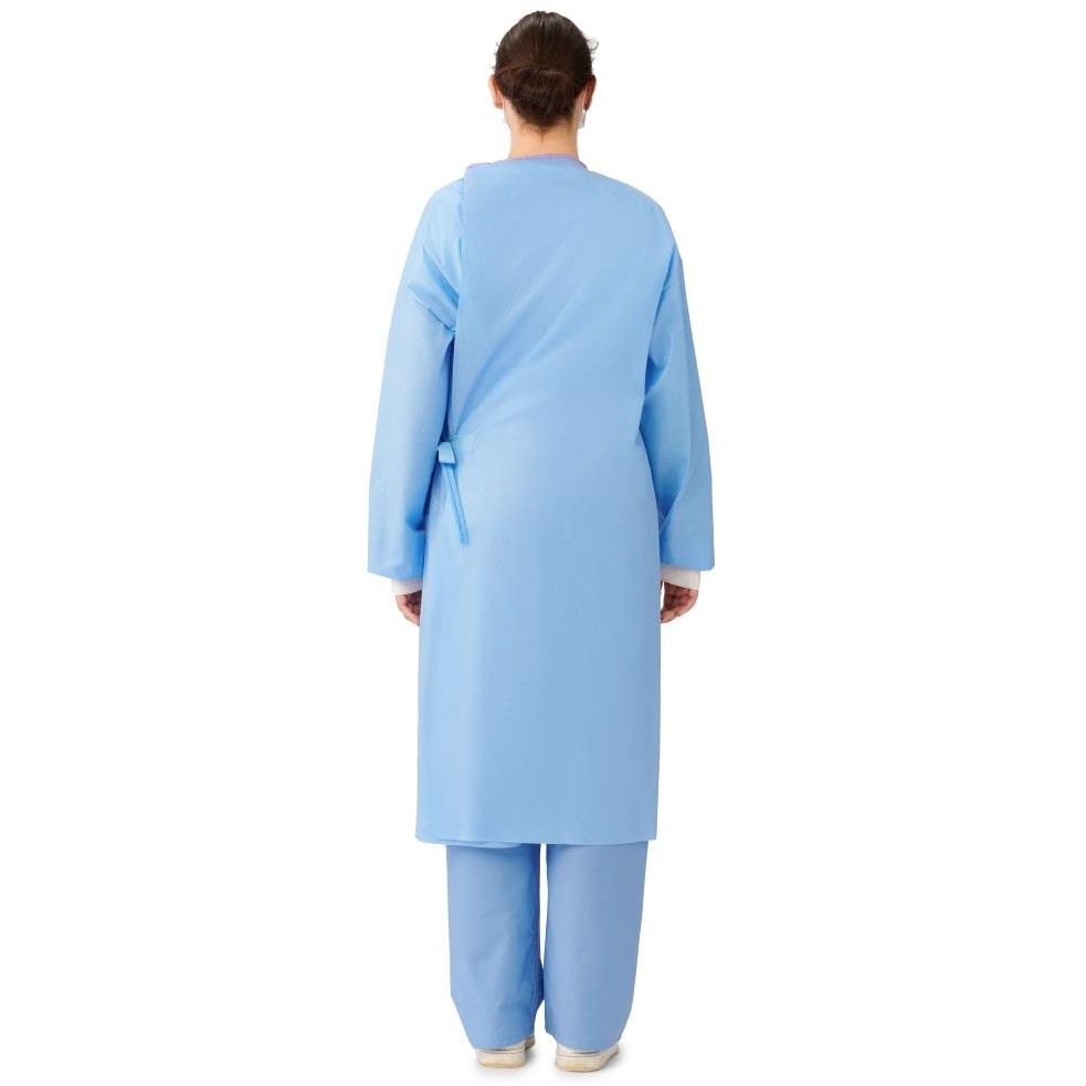 Sterile Nonreinforced Sirus Surgical Gowns with Set-In Sleeves and Towel, Size 2XL