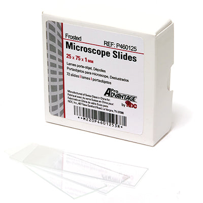 Microscope Slides, Frosted Microscope Slides, 75mm x 25mm