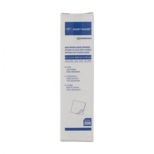 Avant Gauze Sponge Non-Woven Non-Sterile, 2" x 2", 4-Ply