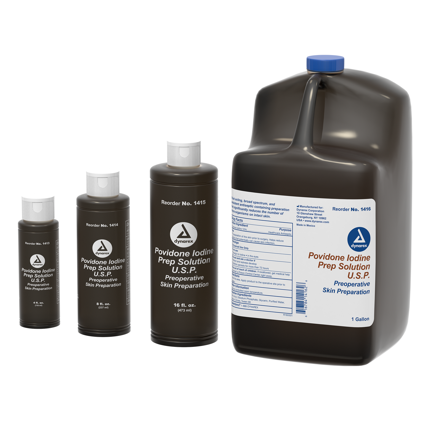 Povidone-Iodine Prep Solution, 16 oz.