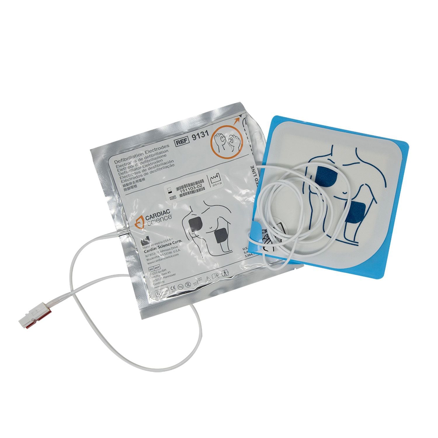 Zoll Adult Defibrillation Electrodes For Powerheart Or CardioVive AED zoll-adult-defibrillation-electrodes-for-powerheart-or-cardiovive-aed