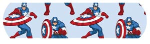 Nutramax Childrens Avengers™ Black Panther, Captain America and Iron Man® Adhesive Bandage, 3/4" x 3"