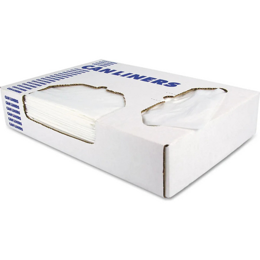 Low Density White Can Liner, 20 - 30 Gallon