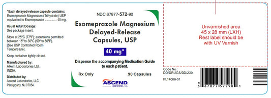 Esomeprazole Magnesium DR 40mg Capsules 90ct