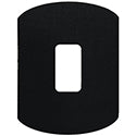 Small Sports Grip for Omnipod with Full Vertical Cutout, Black