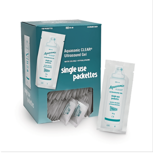 SonicShield® Antimicrobial Ultrasound Gel, Single Use Packet, 20ml, bulk packed, 100/case