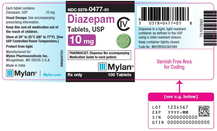 Diazepam 10mg Tablets 100ct (CIV)