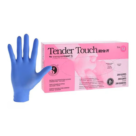 Sempermed, TenderTouch Nitrile Exam Glove PF, Medium, 200/Box