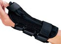 ProCare® ComfortFORM® Wrist w/Abducted Thumb, Black Pediatric X-Small, Right