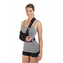 ProCare® Clinic Shoulder Immobilizer Sling, Black, Medium, 8" x 15"