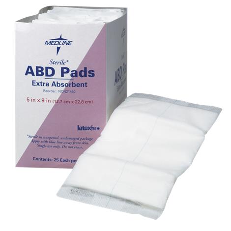 Sterile Abdominal Pads, 5" x 9"