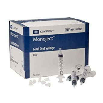 Monoject™ Oral Syringe, Clear, 6 mL