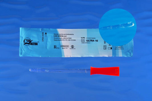 Cure Ultra™ Female Catheter with Straight Tip, 6", 16Fr     A4351
