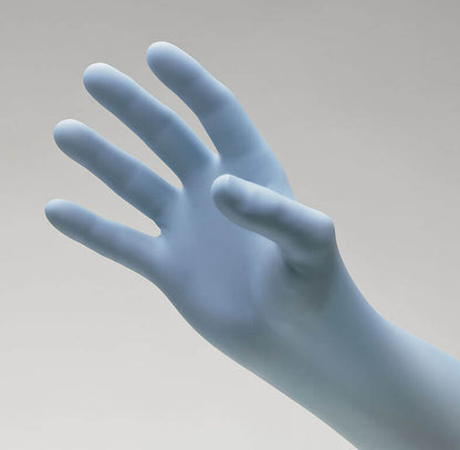 NitriDerm® Ultra Blue Nitrile 157 Series Textured Powder Free Exam Glove, Small