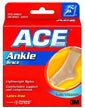 ACE® Lightweight Nylon Ankle Brace, 10¼"-12", Large, Neutral