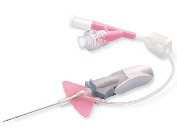 IV Catheter, Closed, 22G x 1", Flow Rate: 1620 (mL/hr), Latex Free (LF), DEHP Free