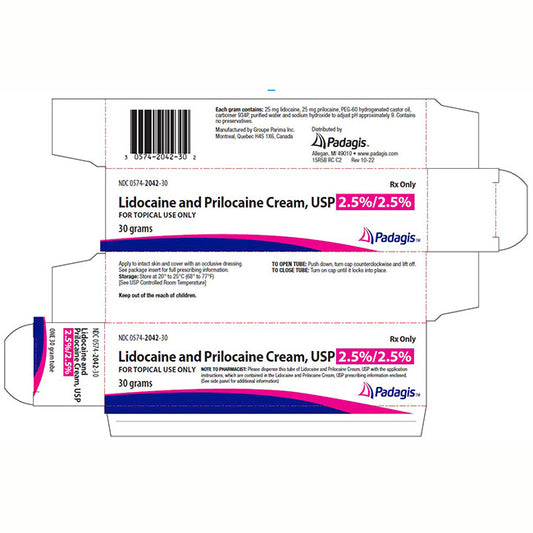 Lidocaine-Prilocaine Cream 2.5-2.5% 30g