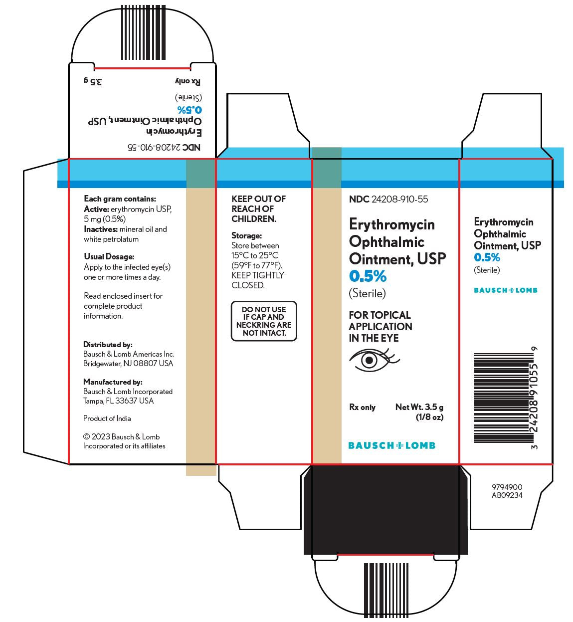 Erythromycin Opthalmic Ointment 0.5% 3.5mg