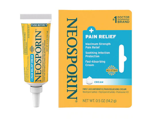 Neosporin Plus Topical Cream 0.5oz Tube