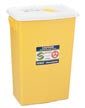 SharpSafety™ Chemotherapy Container with Slide Lid, 18 Gallons, Yellow