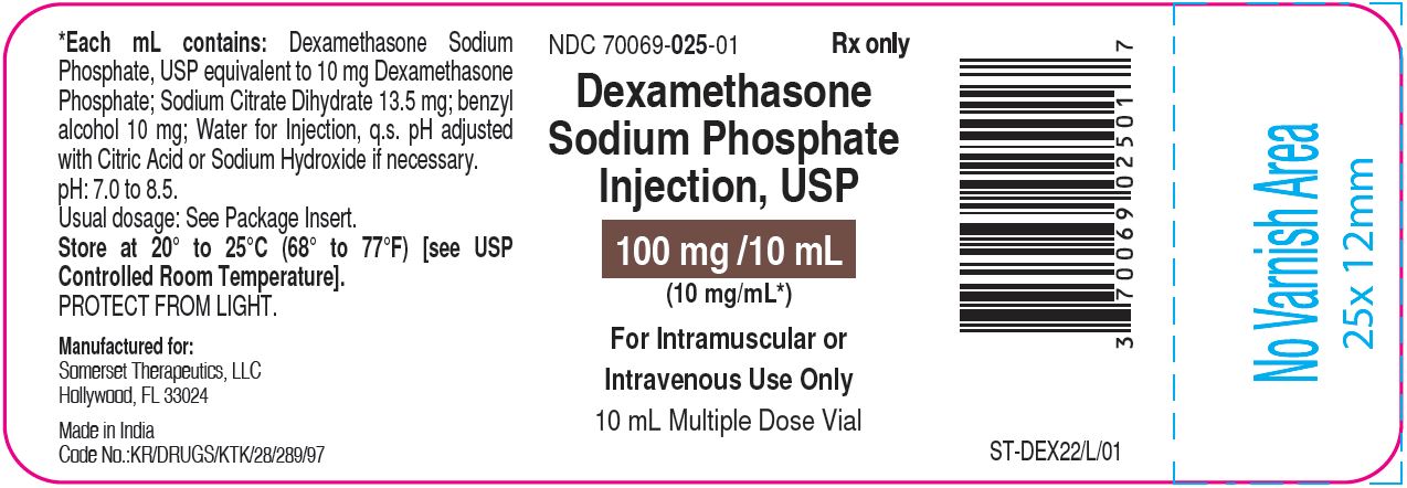 Dexamethasone Sodium Phosphate 10 mg/mL Injection 10mL MDV