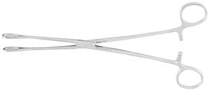 Miltex Foerster Sponge Forceps, 9 1/2", Serrated, Straight