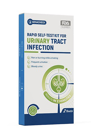 GenaCheck™ Rapid Self-Test Kit for Urinary Tract Infection 2 Tests/Box