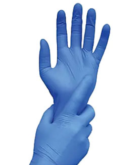 AMBITEX® Select Series N400 Exam Glove, Nitrile, Powder Free, Blue,  X-Small, 3 Mil