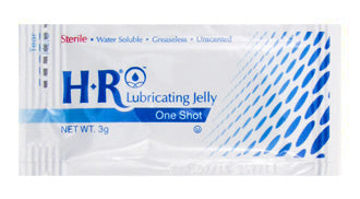 HR® One Shot® Lubricating Jelly, 3gm Packet