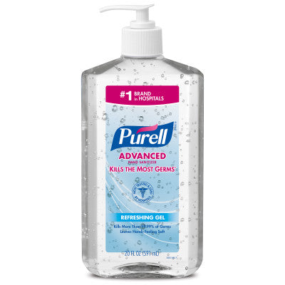 GOJO PURELL® Advanced Instant Hand Sanitizer, 20fl oz Pump Bottle