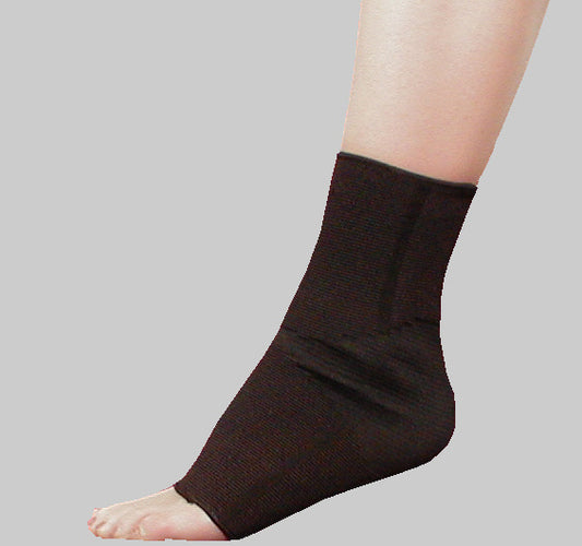 Compression Ankle Support, Large, Black   L1901