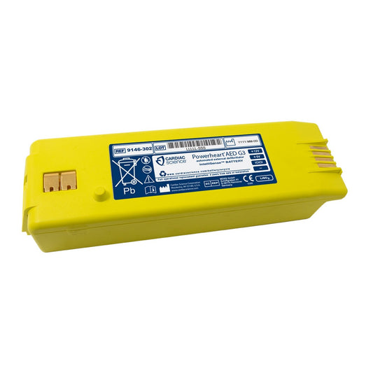 Zoll Intellisense Lithium Battery for Powerheart G3 Pro, Yellow (Item is Considered HAZMAT and Cannot Ship via Air or to AK, GU, HI, PR, VI)