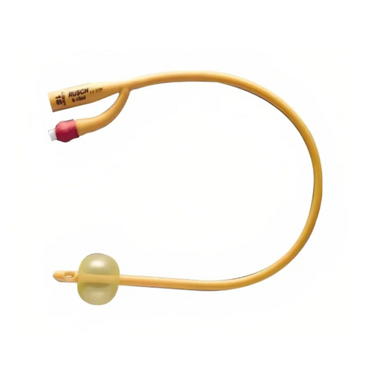 RÜsch® Malecot Catheter, 14",4 Wing Tip, Funnel End, Latex, 14Fr, Sterile