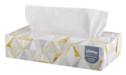 Kleenex® Facial Tissue, 8.5" x 8.5", 2-Ply, White