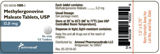 Methylergonovine Maleate 0.2 mg Tablets 12ct