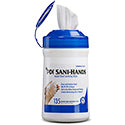 Sani-Hands® Instant Hand Sanitizing Wipes, 6" x 7 ½", 135 Wipes/Canister