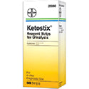 Ketostix® Reagent Strips for Urinalysis, Ketone Test, 50ct