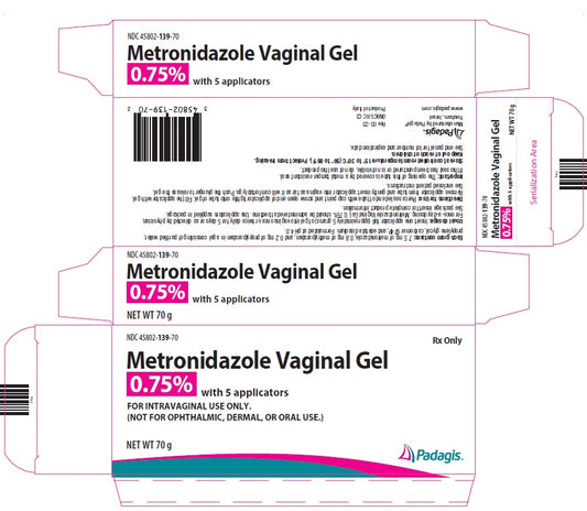 Metronidazole Vaginal Gel 0.75% 70g