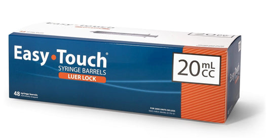 Easy Touch 20ml Luer Lock Syringe