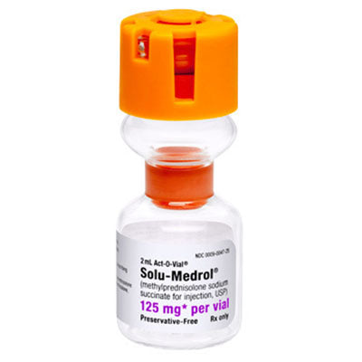 Solu-Medrol®, 125mg, 2mL Act-O-Vial SDV, Repack