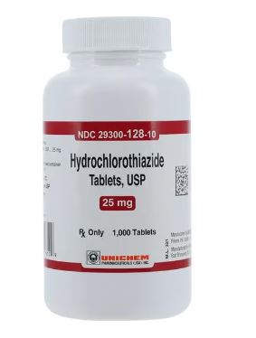 Hydrochlorothiazide 25mg Tablets 1000ct