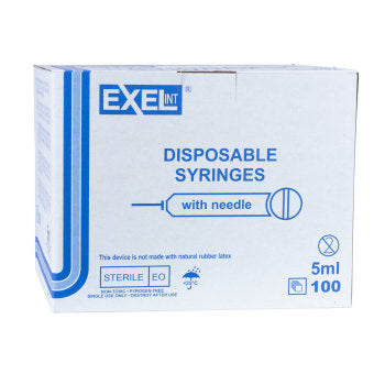 5cc Syringe/Needle Combination w/Luer Lock Tip, 22g x 1 1/2"